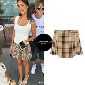 Burberry Pleated Skirt